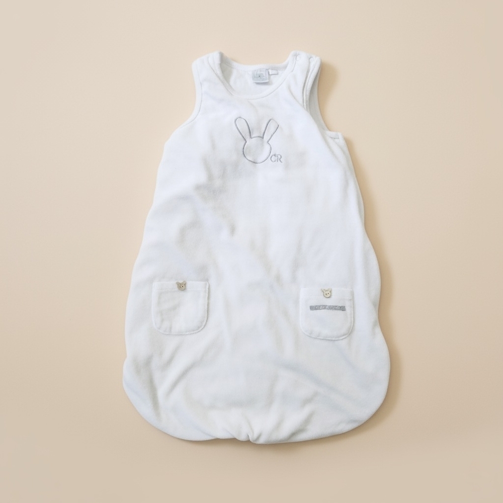 Cadet Rousselle TOG 2 Neutral French Sleep Sack Bag Baby Embroidered 0-6 mths